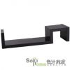 S shaped wall shelf/wo...