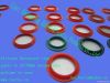 silicone dust proof ring (solar water heater parts)