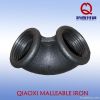 China galvanized malleabel iron pipe fitting banded elbow