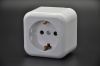 Schuko Socket Outlet Plug Surface Mounted German Standard