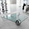 modern glass metal Center coffee Table