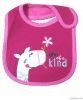 colorful embroidered cute animal baby bibs