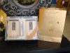 wooden box with crystal lid luxury packing packaging gift tea box