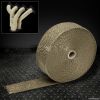 2in 50 ft Titanium Wrap Exhaust Heat Shield Heat Wrap  Insulating Wrap