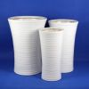 Large ceramic flowerpot round series