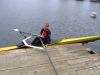 Carbon fiber sculling oars, sweep oar for racing boat