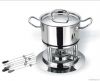 stainless steel fondue