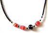 Black beaded necklace ...