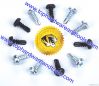 black phosphated flat framing head self-drilling screw