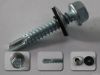 hex head self drilling screw with EPDM washer