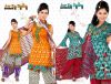 Cotton printed dress material