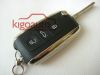 Flip key shell for VW