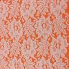 Geometric pattern crochet fabric polyester lace fabric