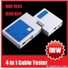 RJ45 RJ11 BNC 1394 4-in-1 USB LAN Phone Network Cable Tester Meter,