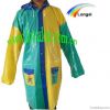 waterproof children pvc raincoat