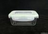 450ML/1000ML/1900ML Rectangular glass food container with PP lid