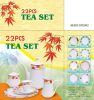 22pcs tea set