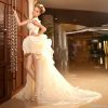 Large Tail Wedding Dresses