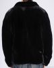 Men full pelt mink fur jacket, imported mink