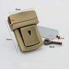 Square Tiny Bag Turn Lock Twist Lock Clasp Leather Craft Women Bag Handbag Shoulder Bag Purse DIY Hardware 