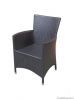 Polyrattan dining armchair