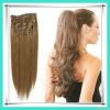 2011 hot selling blond clip in hair extensions