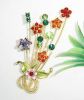 fashion crystal brooch...