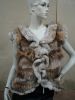 Fur coat and shawl