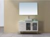 White MDF bathroom cabinet