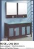 Double Glass sink Bathroom Vanity DOL-2033