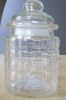 storage glass jar with screw lid