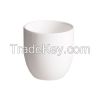 white porcelain ceramic soup plate, deep plate