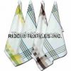 Border Kitchen Towel and Dish Cloth