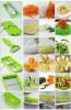 Multi-function vegetable kitchen tool set ricer dicer slicer as seen on tv