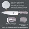 New design stainless steel knife set with block