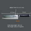 Great quality and new fashion micarta handle Damascus santoku knife