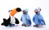 11 Rio big adventure plush toy doll's gift blue parrot blu