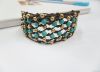 Net Turquoise Brass Hi...