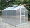 6x8 Ft Aluminum Greenhouse Kit in Polycarbonate Plastic (RB0808)