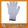 knitted cotton glove with/without pvc dots