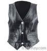 LADIES LEATHER VEST