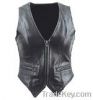 LADIES LEATHER VEST