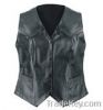 LADIES LEATHER VEST