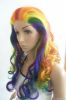 Fashion rianbow lace wig