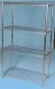 Chrome wire shelves