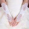 Lace wedding gloves