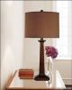 27"H WOOD LOOK  TABLE LAMP