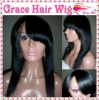 top grade 100% human hair lace wig