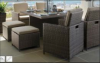 Poly rattan furniture