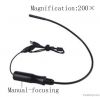 USB focusing adjustable endoscope with 200 times magnification